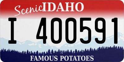 ID license plate I400591
