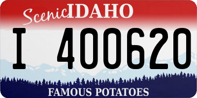ID license plate I400620