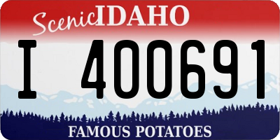 ID license plate I400691