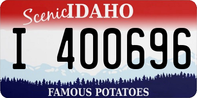 ID license plate I400696