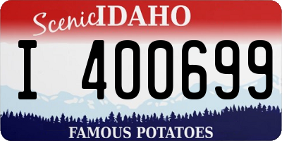 ID license plate I400699