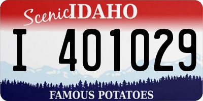 ID license plate I401029