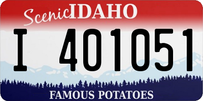 ID license plate I401051