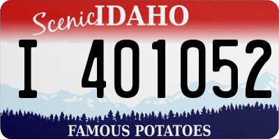 ID license plate I401052