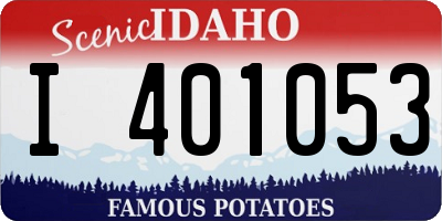 ID license plate I401053