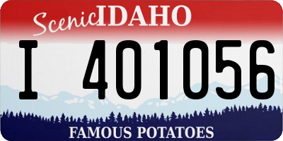 ID license plate I401056