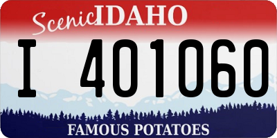 ID license plate I401060