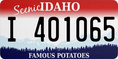 ID license plate I401065