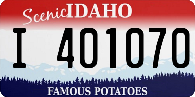 ID license plate I401070