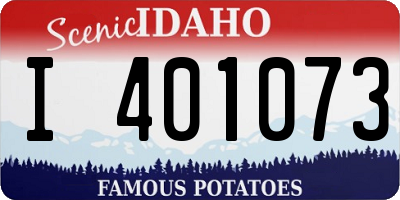 ID license plate I401073