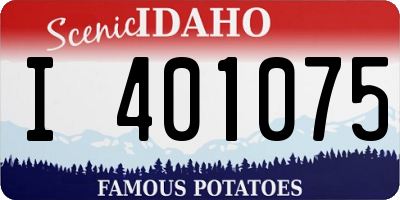 ID license plate I401075