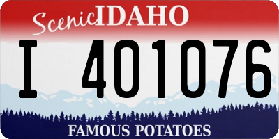 ID license plate I401076