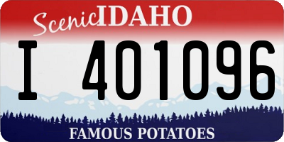 ID license plate I401096