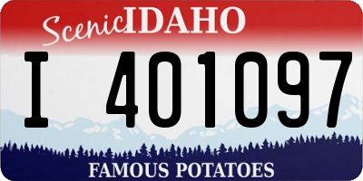 ID license plate I401097