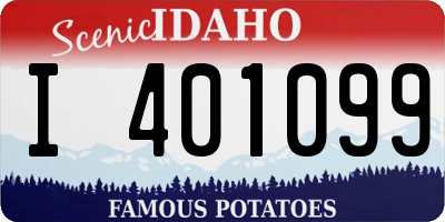 ID license plate I401099