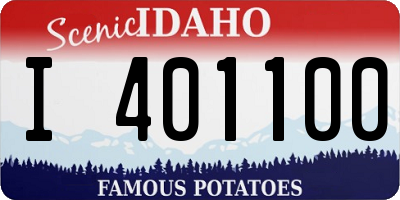ID license plate I401100