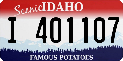 ID license plate I401107