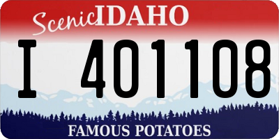 ID license plate I401108