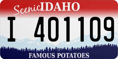 ID license plate I401109