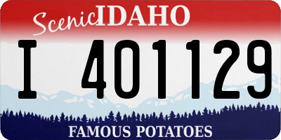 ID license plate I401129