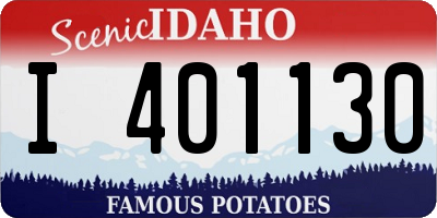 ID license plate I401130
