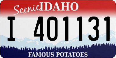 ID license plate I401131