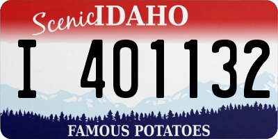 ID license plate I401132