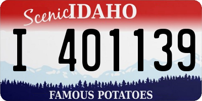 ID license plate I401139