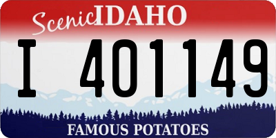 ID license plate I401149