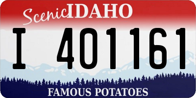 ID license plate I401161