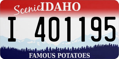 ID license plate I401195