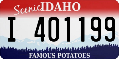 ID license plate I401199