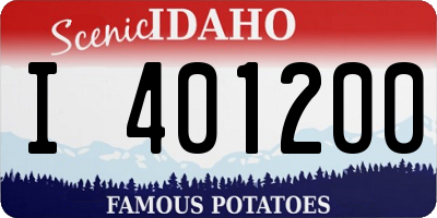 ID license plate I401200