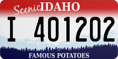 ID license plate I401202