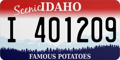 ID license plate I401209