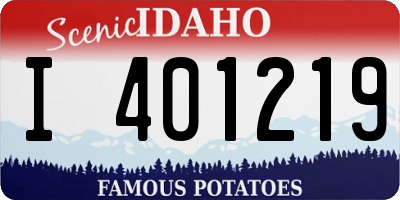 ID license plate I401219