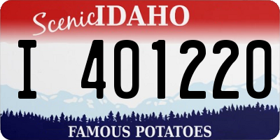 ID license plate I401220