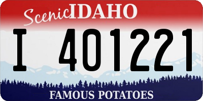ID license plate I401221