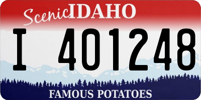 ID license plate I401248