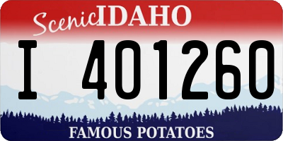 ID license plate I401260