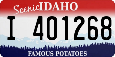 ID license plate I401268