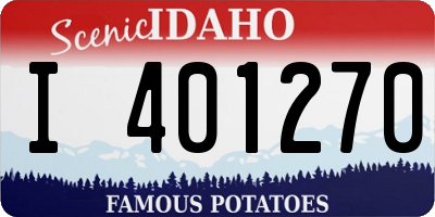 ID license plate I401270