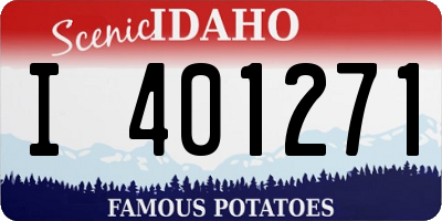 ID license plate I401271