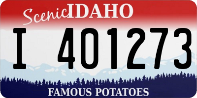 ID license plate I401273