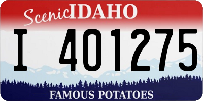 ID license plate I401275