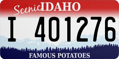 ID license plate I401276