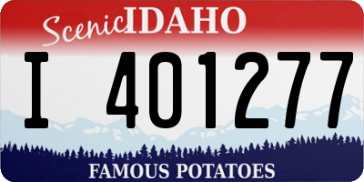 ID license plate I401277