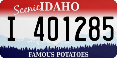 ID license plate I401285