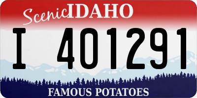 ID license plate I401291