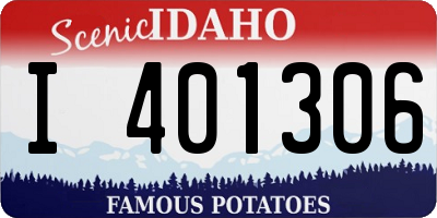 ID license plate I401306